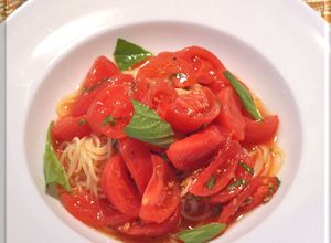 トマトの冷製カペッリーニ　（冷製パスタ）-レシピのメイン写真