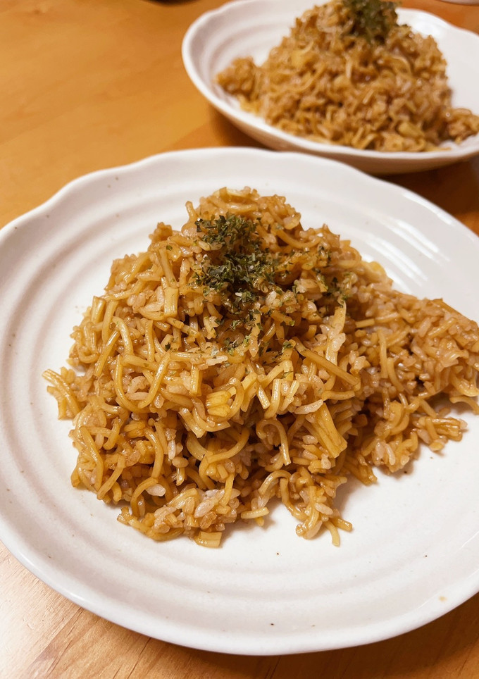 火を使わない！B級グルメ！簡単そばめし-レシピのメイン写真