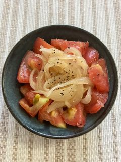 トマトとオニオンの塩こうじマリネ-レシピのメイン写真