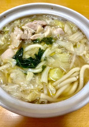1人用鍋焼きうどん-レシピのメイン写真