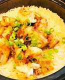 タイ米でも★ホットポットチキンライス