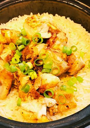 タイ米でも★ホットポットチキンライス-レシピのメイン写真