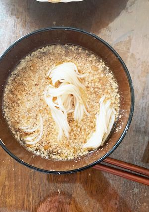 お一人様！さっぱりごまダレそうめん汁-レシピのメイン写真