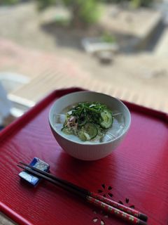 簡単!ノンオイルシーチキンの冷汁-レシピのメイン写真