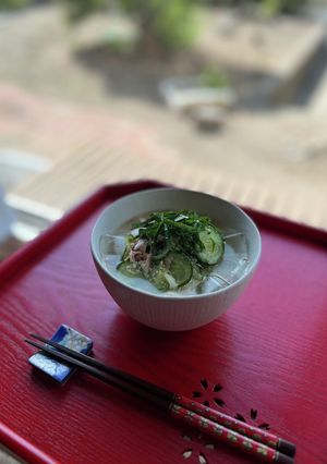 簡単!ノンオイルシーチキンの冷汁-レシピのメイン写真