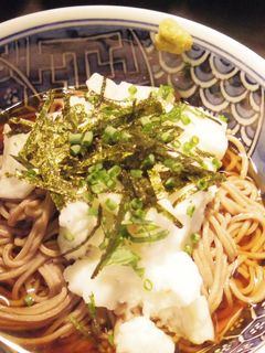 たたきとろろの冷たい汁蕎麦-レシピのメイン写真