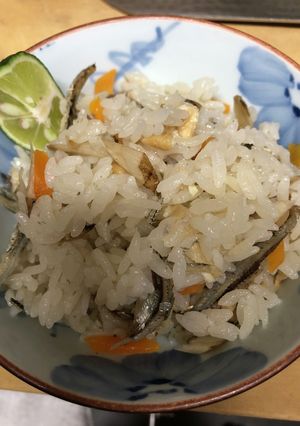 煮干し（かえり）炊き込みご飯-レシピのメイン写真