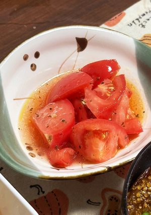 ミツカンカンタン酢で簡単酢トマト-レシピのメイン写真