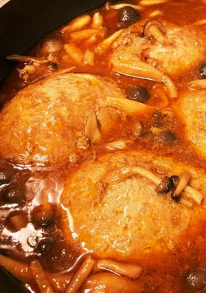 煮込み豆腐ハンバーグ-レシピのメイン写真