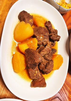 超簡単！お肉のマーマレード煮込み-レシピのメイン写真