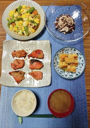 ヨウサマの減塩『農家の食事』夕ごはん-レシピのメイン写真