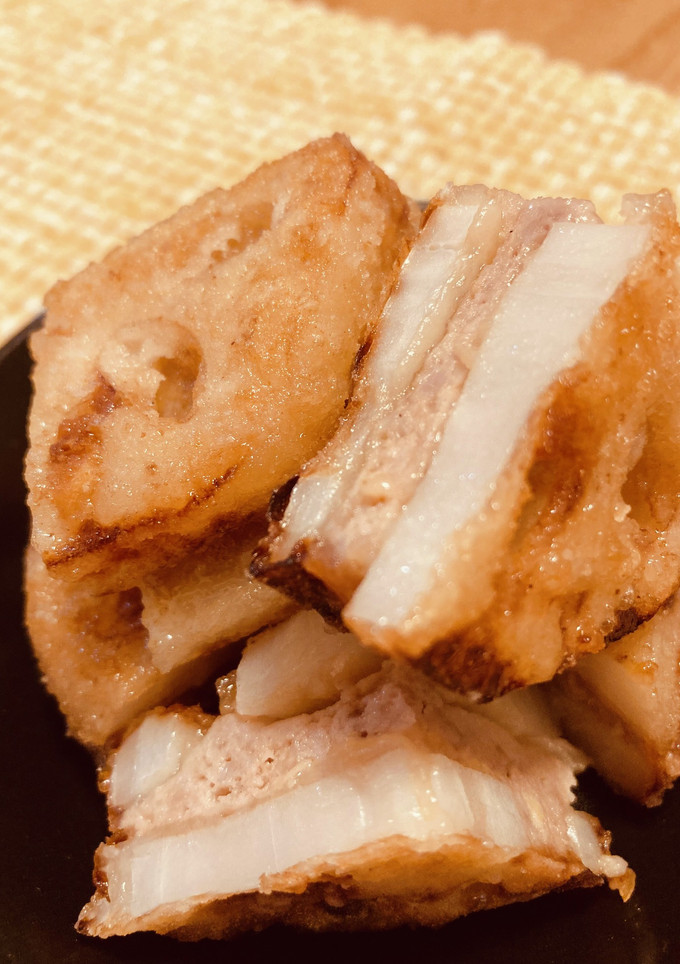 れんこんの豚ひき肉挟み焼き揚げ-レシピのメイン写真