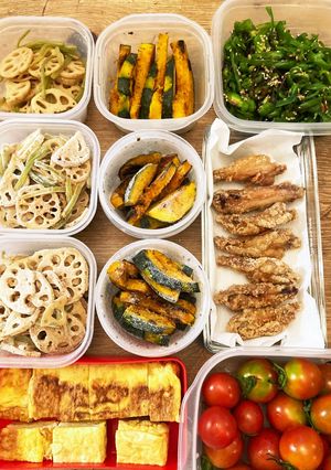1週間のお弁当8/28-レシピのメイン写真
