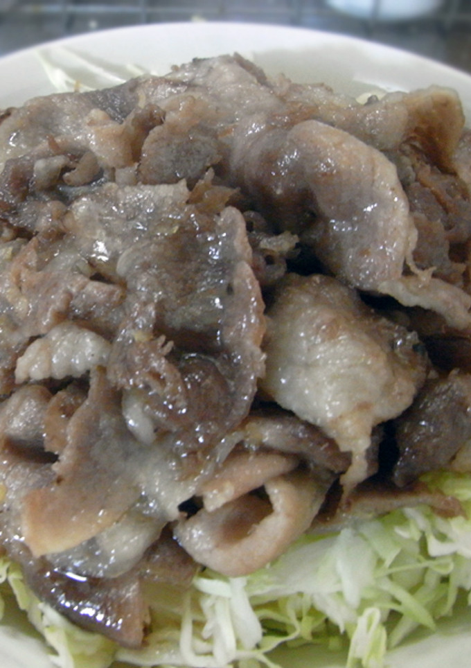 簡単！我が家の定番しょうが焼き-レシピのメイン写真