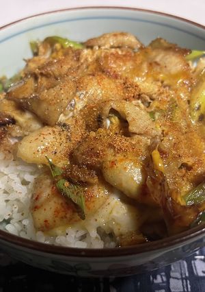 親が肉ではなく皮の親子丼-レシピのメイン写真