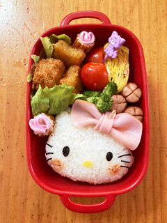 簡単!!可愛いキティちゃん弁当♡-レシピのメイン写真