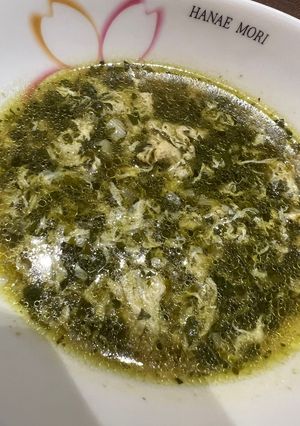 モロヘイヤで元気いっぱいスープ-レシピのメイン写真