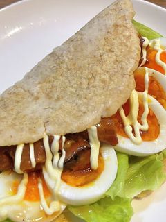 オートミールで照り焼きチキンラップサンド-レシピのメイン写真