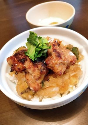 から揚げ丼☆焼き肉おろしダレ-レシピのメイン写真