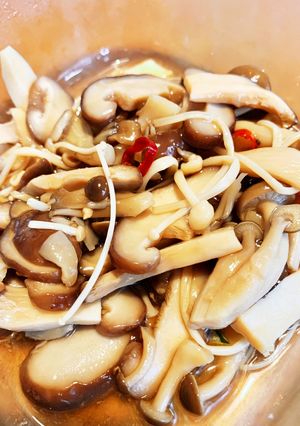いろいろきのこのにんにく醤油和え-レシピのメイン写真