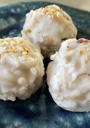 余った蕎麦はレンジで簡単・蕎麦饅頭-レシピのメイン写真