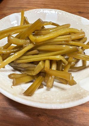 ずぼら流、芋つるの煮物-レシピのメイン写真