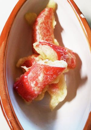 お弁当に♪カニカマの天ぷら♡-レシピのメイン写真