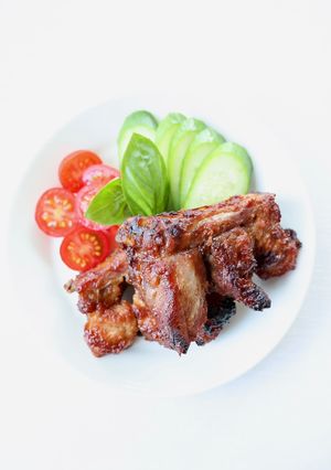 漬けて焼く【スペアリブのケチャ醤油グリル-レシピのメイン写真