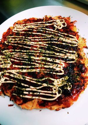 米粉と豆腐でお好み焼き!-レシピのメイン写真