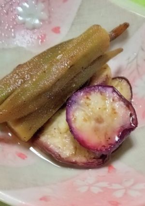 ナスとオクラの焼きマリネ-レシピのメイン写真