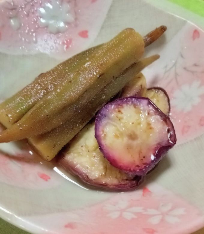 ナスとオクラの焼きマリネ-レシピのメイン写真