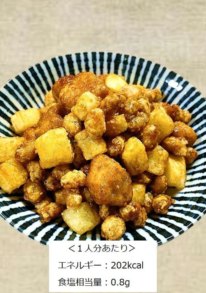 【学校給食】豚肉と大豆の揚げがらめ-レシピのメイン写真
