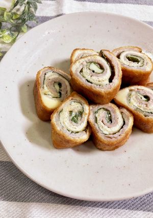 油揚げの大葉チーズ肉巻き-レシピのメイン写真