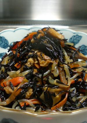 圧力鍋でひじきの煮物-レシピのメイン写真