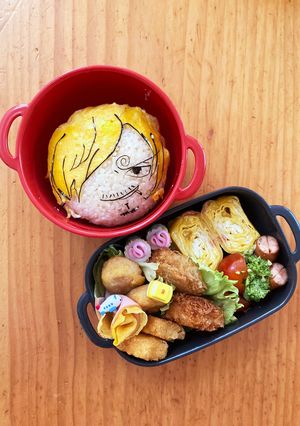 ワンピース♡サンジ キャラ弁-レシピのメイン写真