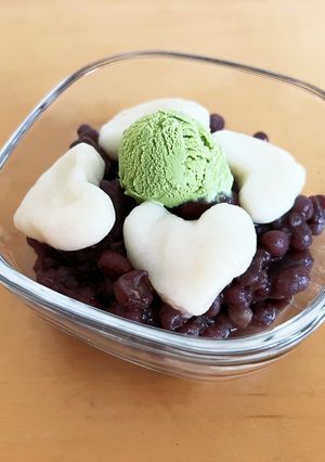 冷やし白玉ぜんざい-レシピのメイン写真