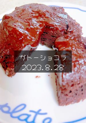 ガトーショコラ　2023.8.28-レシピのメイン写真