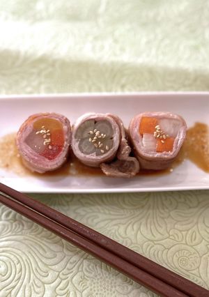 美味しく手早く簡単!ピクルスの肉巻き-レシピのメイン写真