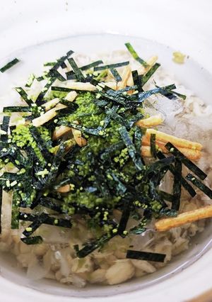 冷しオートミール茶漬け-レシピのメイン写真