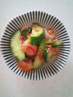 あと1品♪梅香る胡瓜と竹輪の和えもの♪-レシピのメイン写真