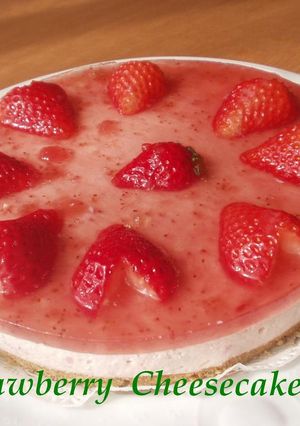 ✿イチゴたっぷりチーズケーキ✿-レシピのメイン写真