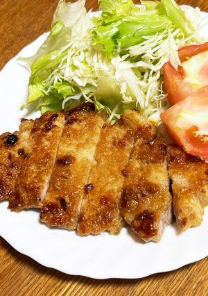 豚ロースの味噌漬け焼き。-レシピのメイン写真