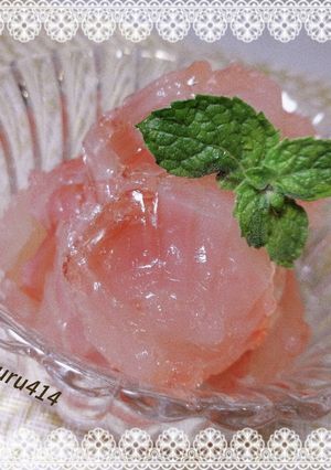 グミ寒天-レシピのメイン写真