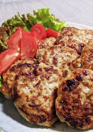 味付けはなめたけ♪ れんこん鶏つくね-レシピのメイン写真