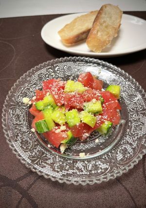 鈴カボチャとトマトのイタリアンサラダ-レシピのメイン写真