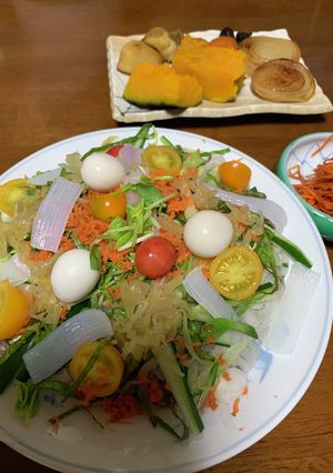 お野菜たっぷりサラダ麺-レシピのメイン写真