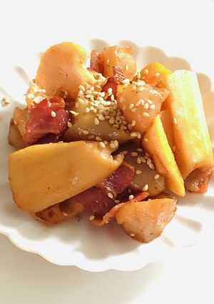 蓮根とこんにゃくの旨たれピリ辛煮-レシピのメイン写真