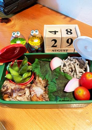 高一長女　お弁当(味噌焼きおにぎり9)-レシピのメイン写真