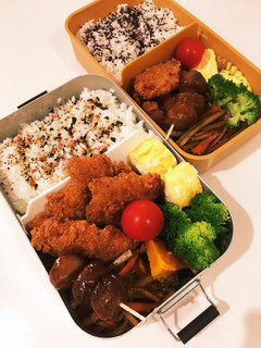 息子、夫弁当 23/8/29-レシピのメイン写真