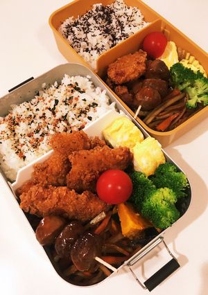 息子、夫弁当　23/8/29-レシピのメイン写真